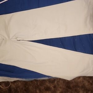 1822 Denim Cream Wide Leg Pants